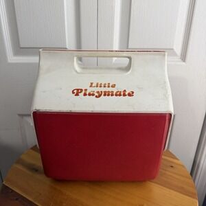 Vintage Igloo Little Playmate Red White 1978 Cooler Lake Beach Camp Travel